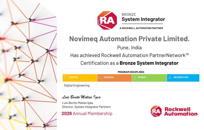 NOVIMEQ Automation - Digital Engineering System Integrator - a Rockwell Automation Partner - Pune India