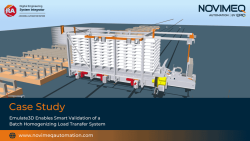 Case Study – Emulate3D Enables Smart Validation of a Batch Homogenizing Load Transfer System - NOVIMEQ